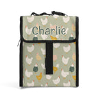Personalised Chicken Life Flip-top Lunch Bag Default Title Personalised Flip Top Lunch Bag animal Printed Offshore