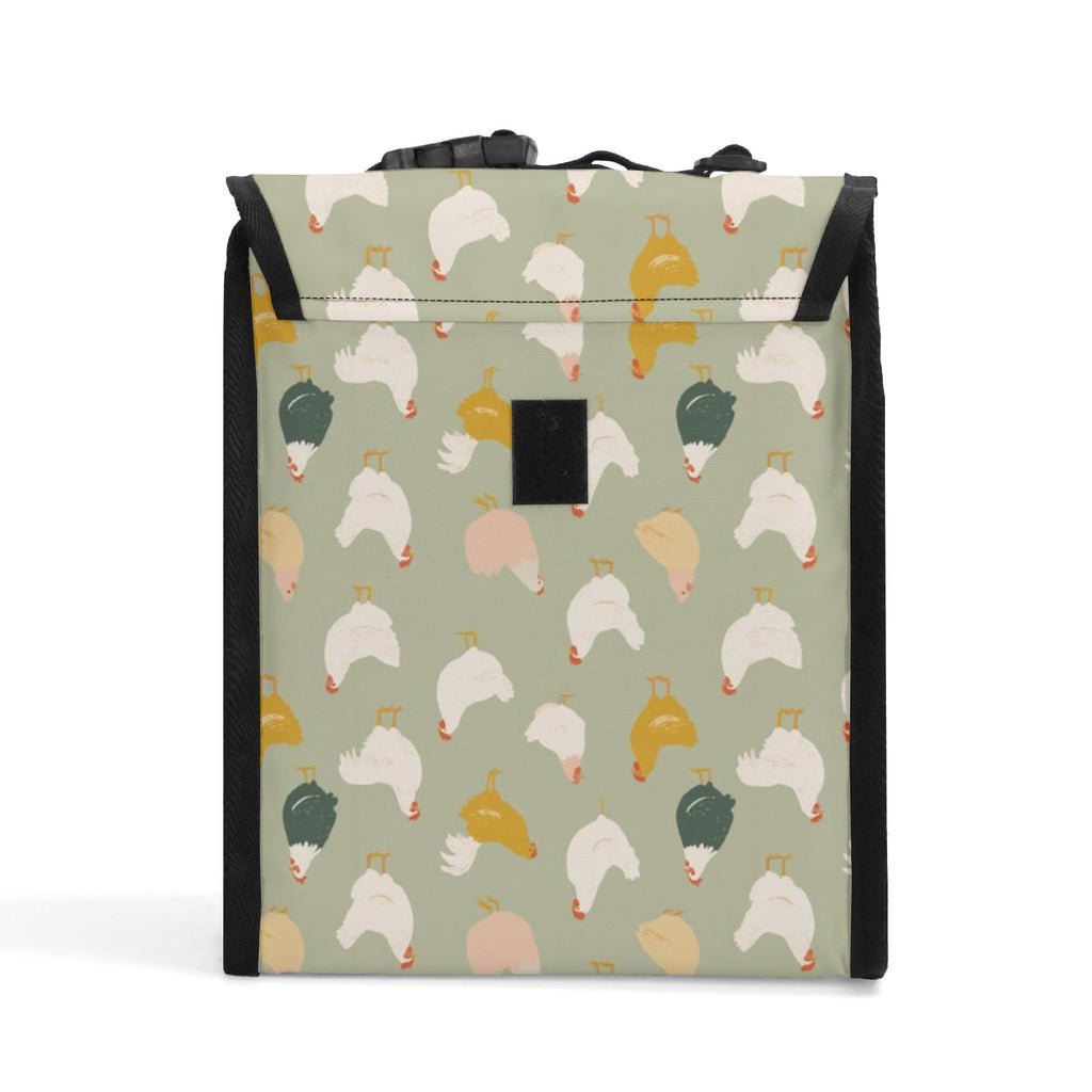Personalised Chicken Life Flip-top Lunch Bag Personalised Flip Top Lunch Bag animal Printed Offshore