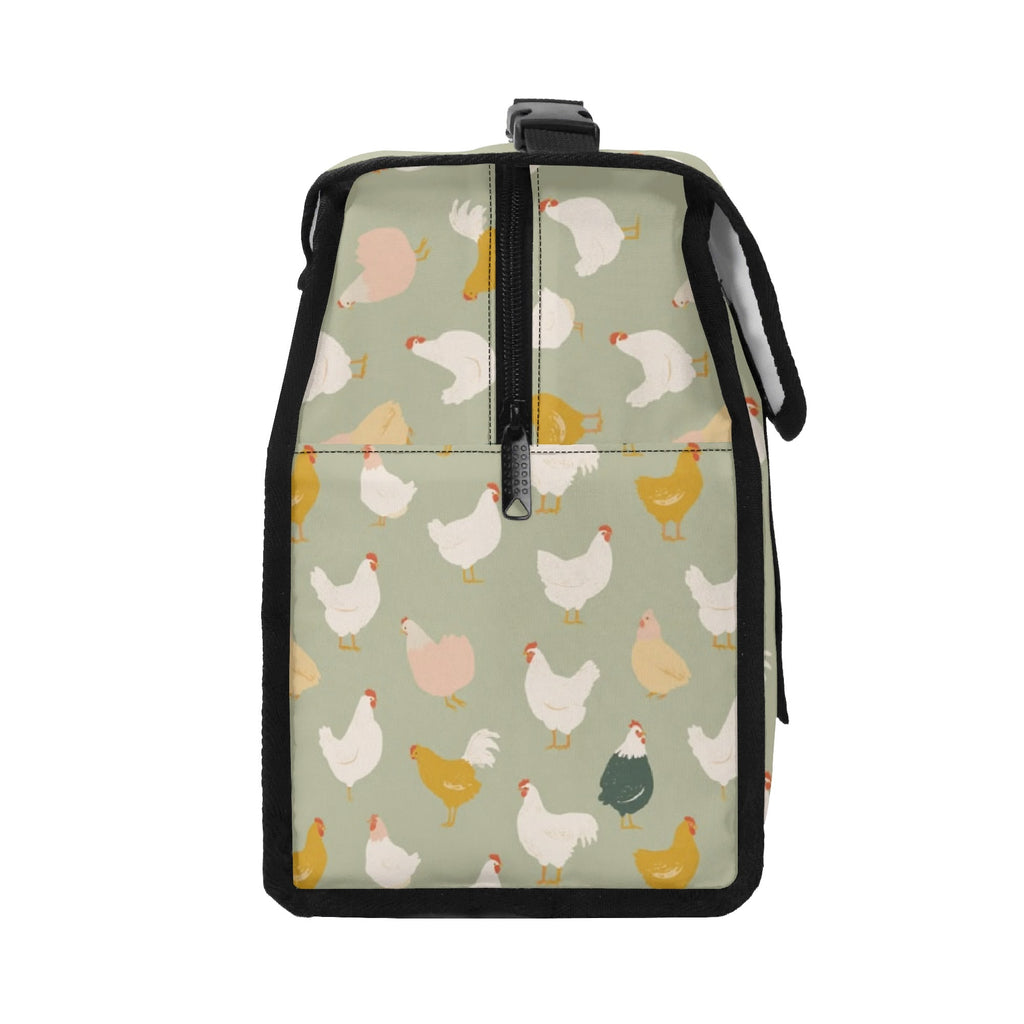 Personalised Chicken Life Flip-top Lunch Bag Personalised Flip Top Lunch Bag animal Printed Offshore