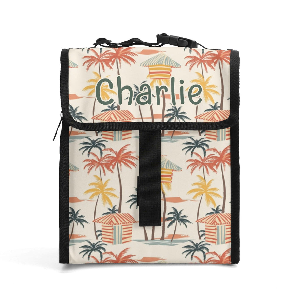 Personalised Beach Shack Flip-top Lunch Bag Default Title Personalised Flip Top Lunch Bag Printed Offshore Summer Surf