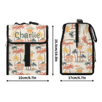Personalised Beach Shack Flip-top Lunch Bag Personalised Flip Top Lunch Bag Printed Offshore Summer Surf