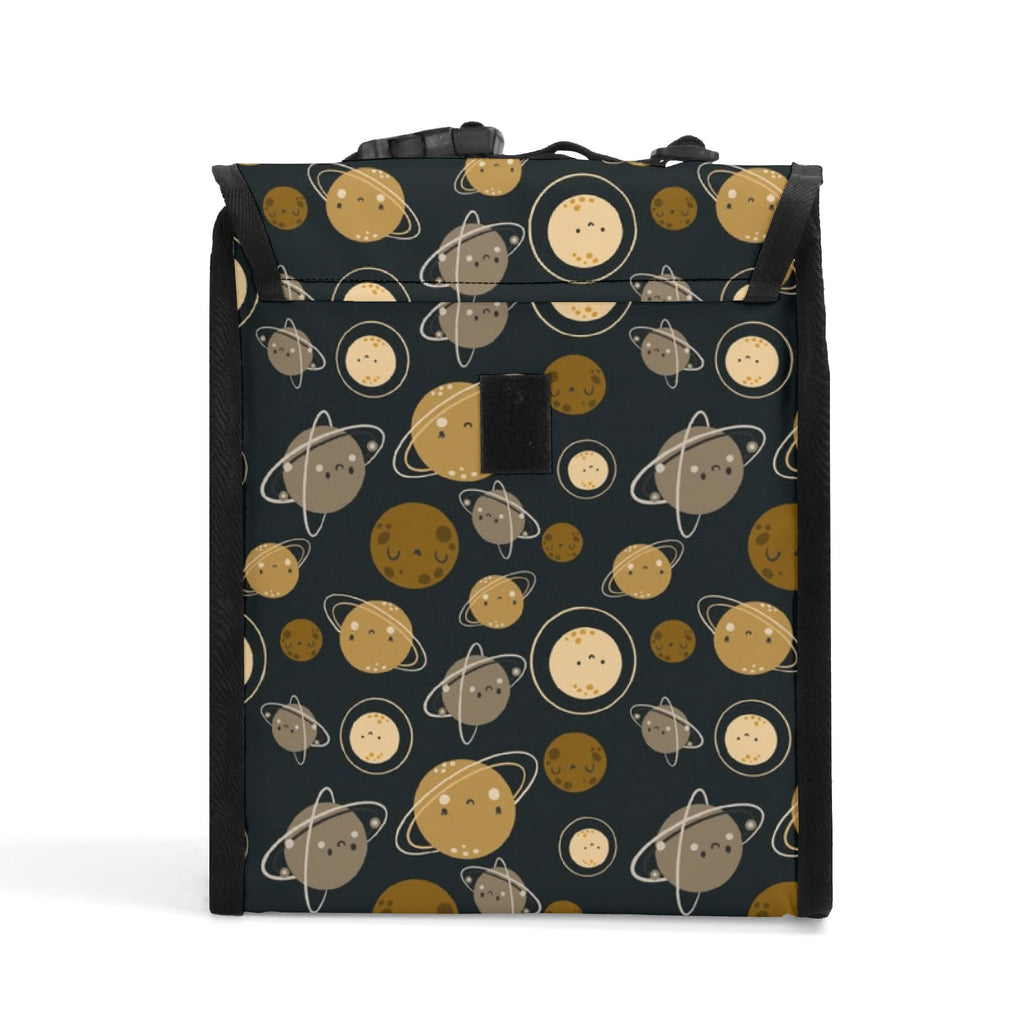 Personalised Planets Flip-top Lunch Bag Personalised Flip Top Lunch Bag Printed Offshore Space