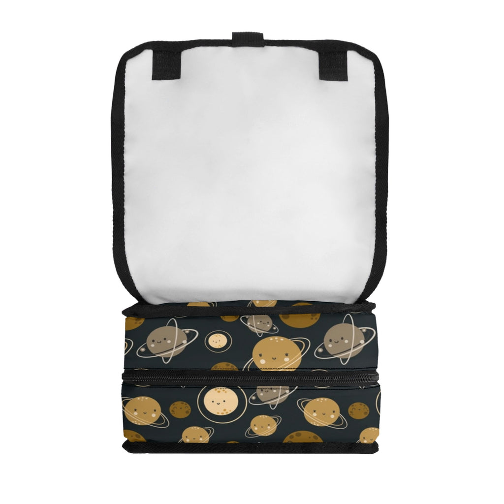 Personalised Planets Flip-top Lunch Bag Personalised Flip Top Lunch Bag Printed Offshore Space