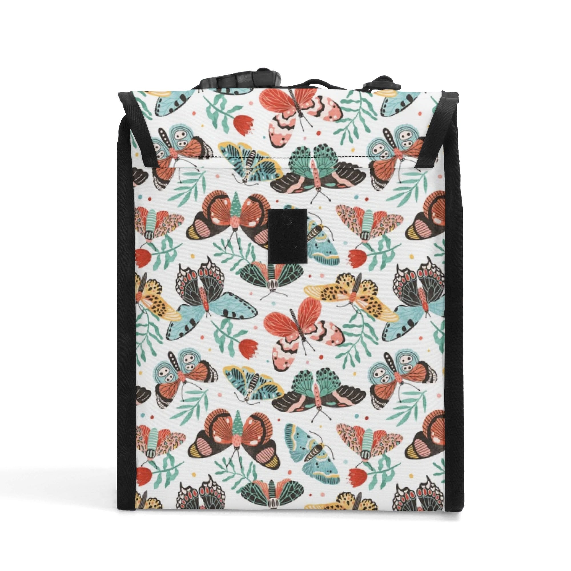 Personalised Pretty Moths And Butterflies Flip-top Lunch Bag Personalised Flip Top Lunch Bag animal Printed Offshore