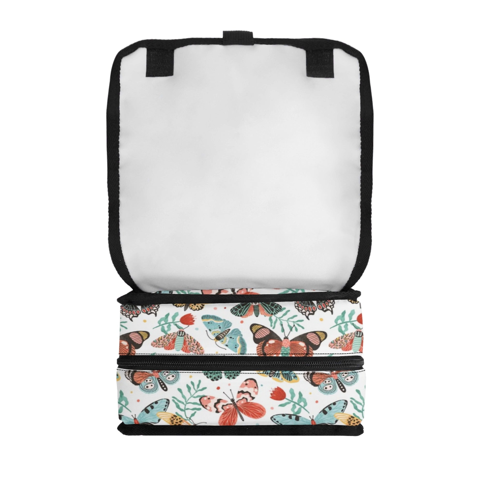 Personalised Pretty Moths And Butterflies Flip-top Lunch Bag Personalised Flip Top Lunch Bag animal Printed Offshore