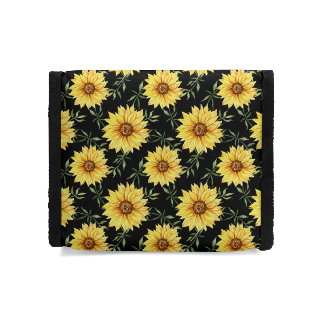 Personalised Painted Sunflower Flip-top Lunch Bag Personalised Flip Top Lunch Bag Plants Printed Offshore
