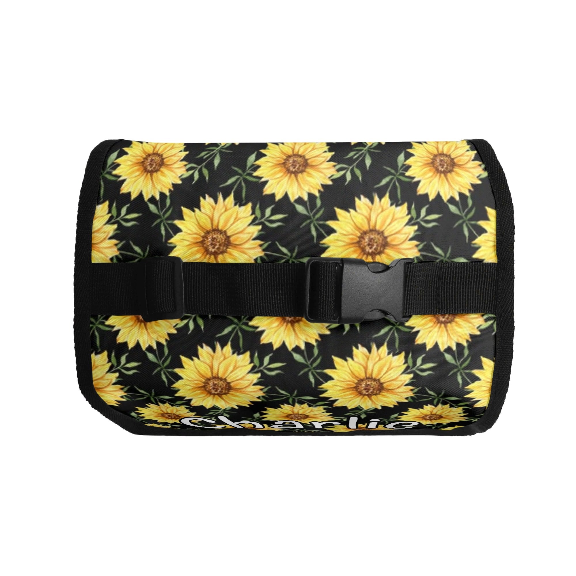 Personalised Painted Sunflower Flip-top Lunch Bag Personalised Flip Top Lunch Bag Plants Printed Offshore