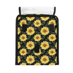 Personalised Painted Sunflower Flip-top Lunch Bag Personalised Flip Top Lunch Bag Plants Printed Offshore