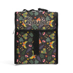 Personalised Dark Butterfly Flip-top Lunch Bag Default Title Personalised Flip Top Lunch Bag animal Printed Offshore