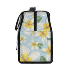 Personalised Delicate Frangipani Flip-top Lunch Bag Personalised Flip Top Lunch Bag Plants Printed Offshore