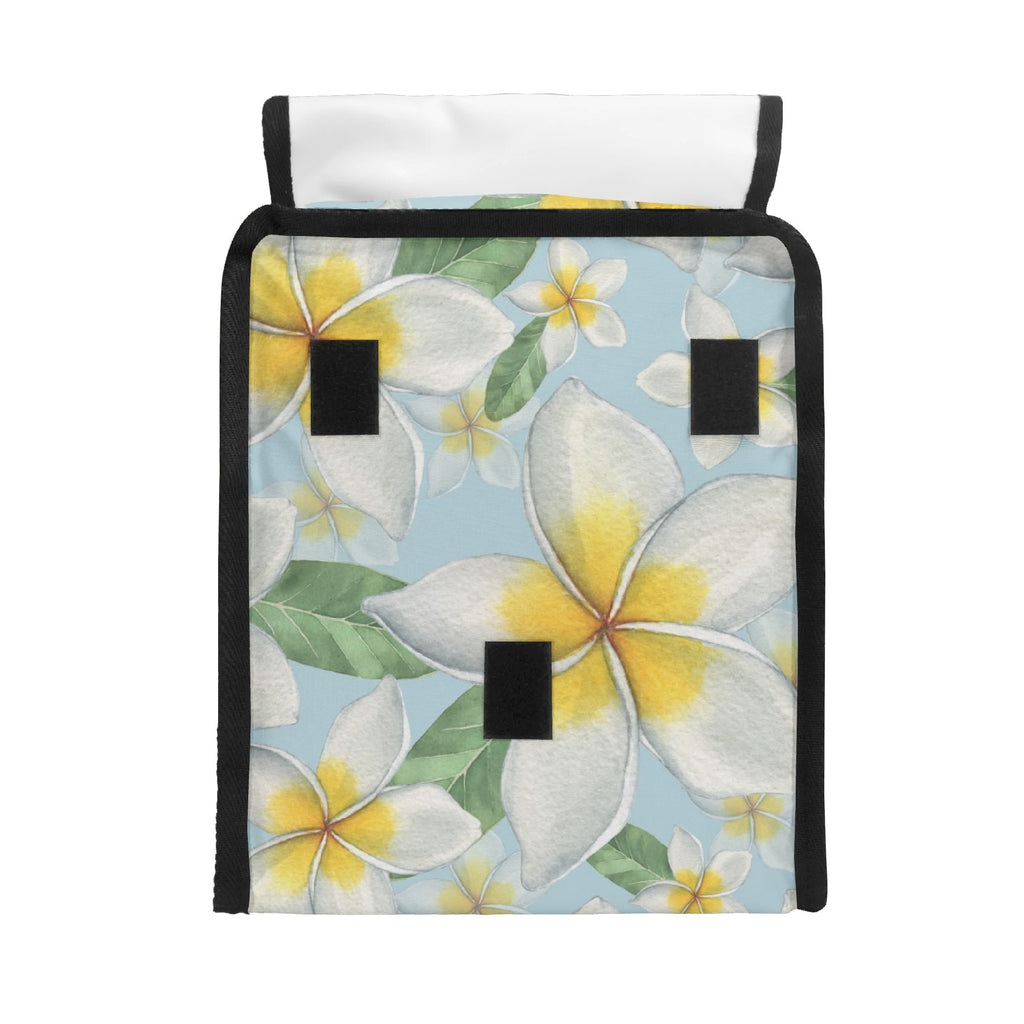 Personalised Delicate Frangipani Flip-top Lunch Bag Personalised Flip Top Lunch Bag Plants Printed Offshore