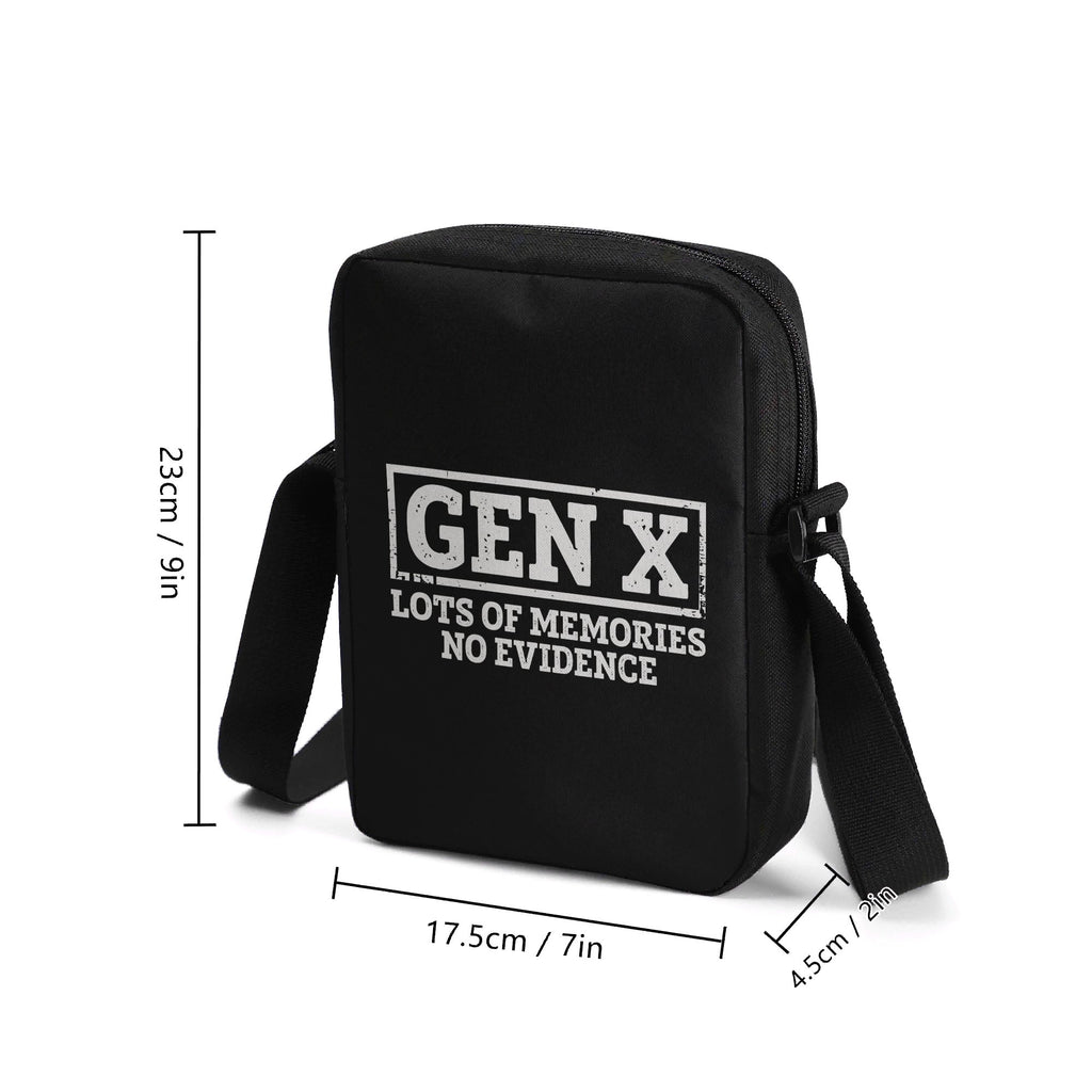 Gen X, Lots Of Memories, No Evidence Cross-Body Bag Cross Body Bag Printed Offshore