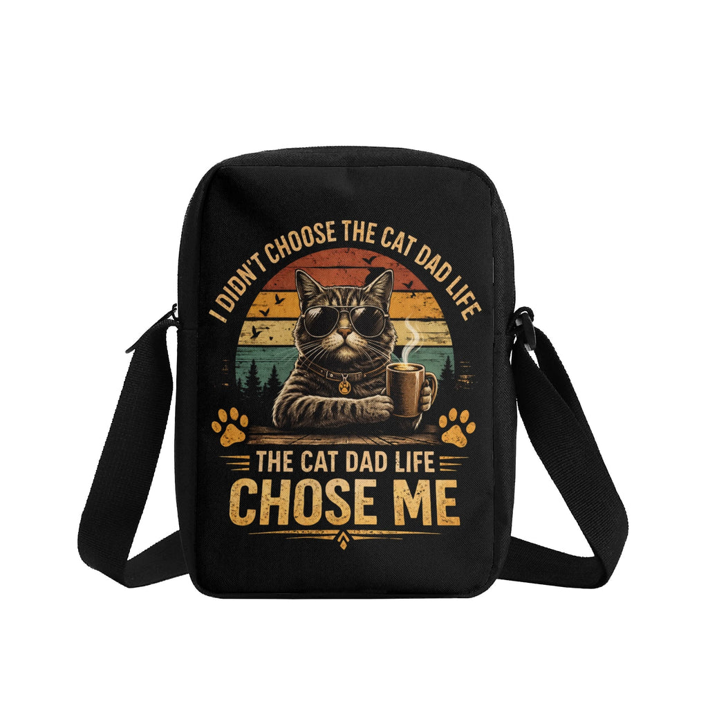 Cat Dad Life Cross-Body Bag Cross Body Bag animal Printed Offshore