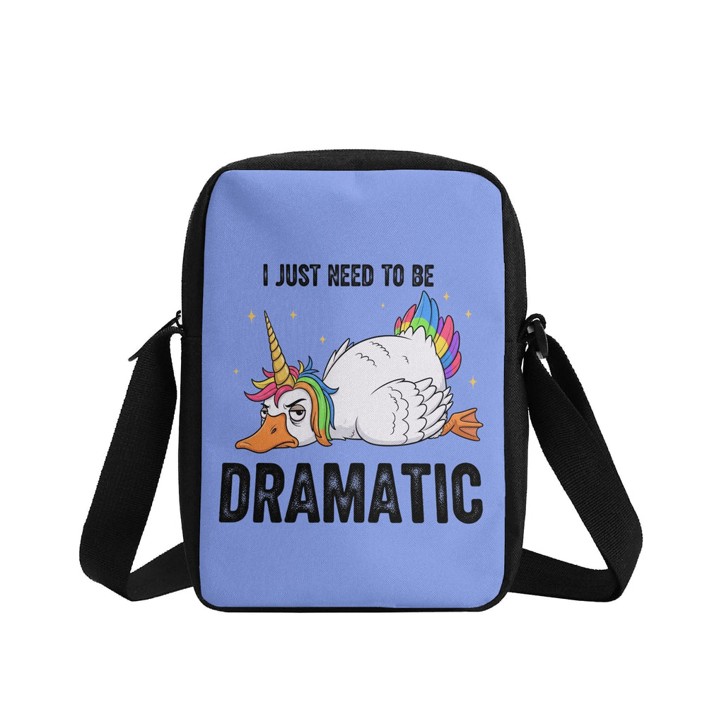Dramatic Rainbow Unicorn Goose Cross-Body Bag Cross Body Bag animal Printed Offshore