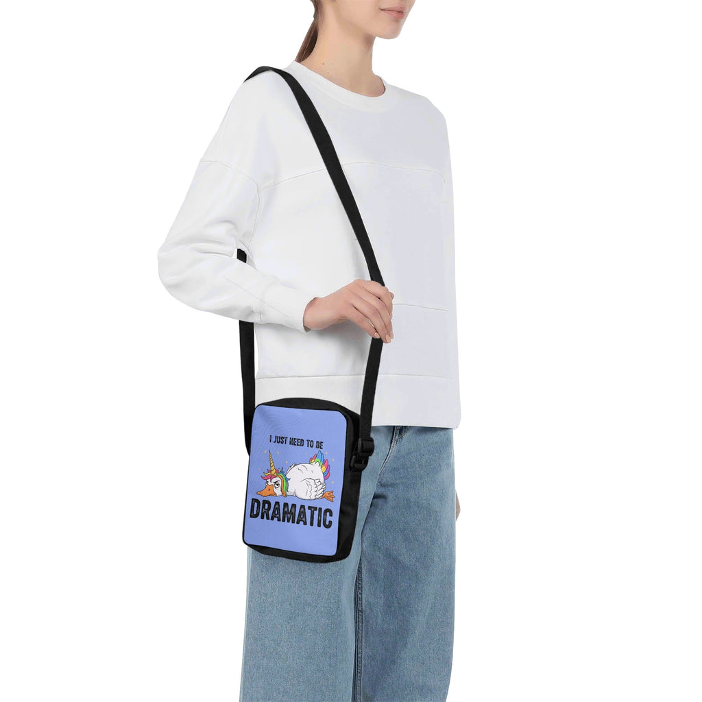 Dramatic Rainbow Unicorn Goose Cross-Body Bag Cross Body Bag animal Printed Offshore