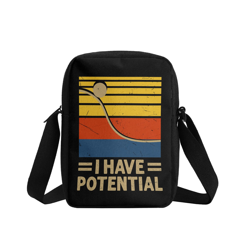 I Have Potential, Physics Cross-Body Bag Cross Body Bag Printed Offshore Science