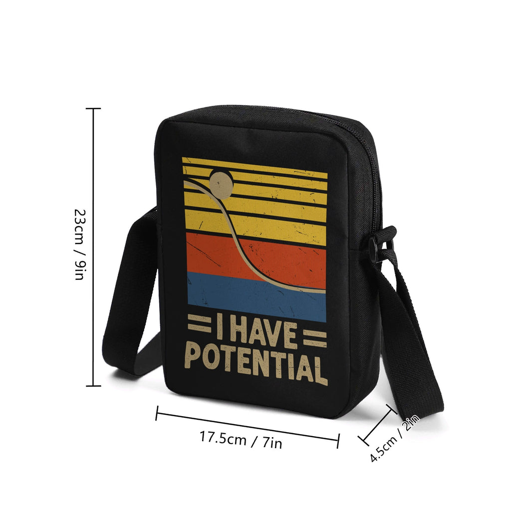 I Have Potential, Physics Cross-Body Bag Cross Body Bag Printed Offshore Science