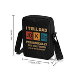 I Tell Dad Jokes Periodically, Periodic Table Cross-Body Bag Cross Body Bag Dad Printed Offshore Science