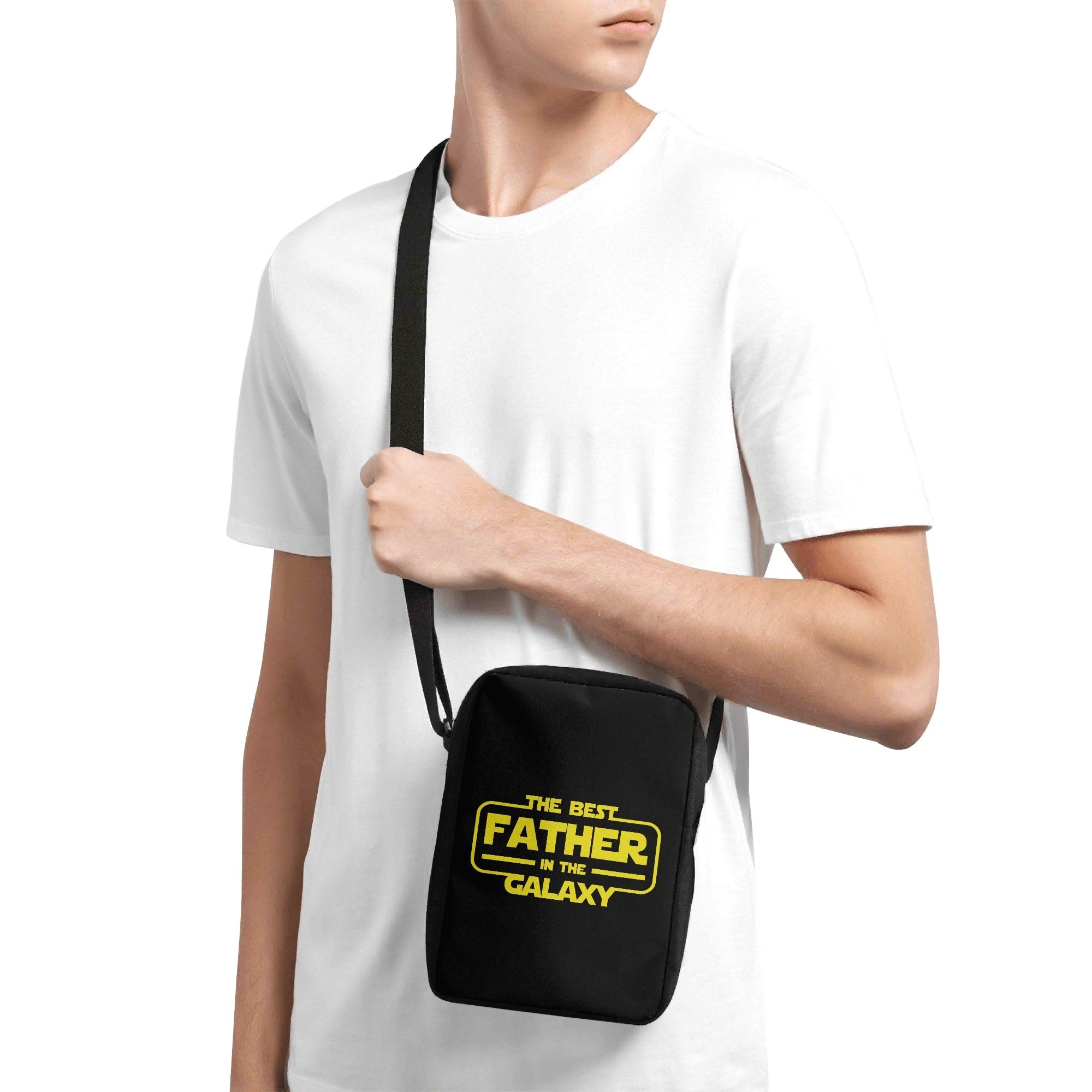 The Best Father In The Galaxy Cross-Body Bag Cross Body Bag Dad Printed Offshore Space