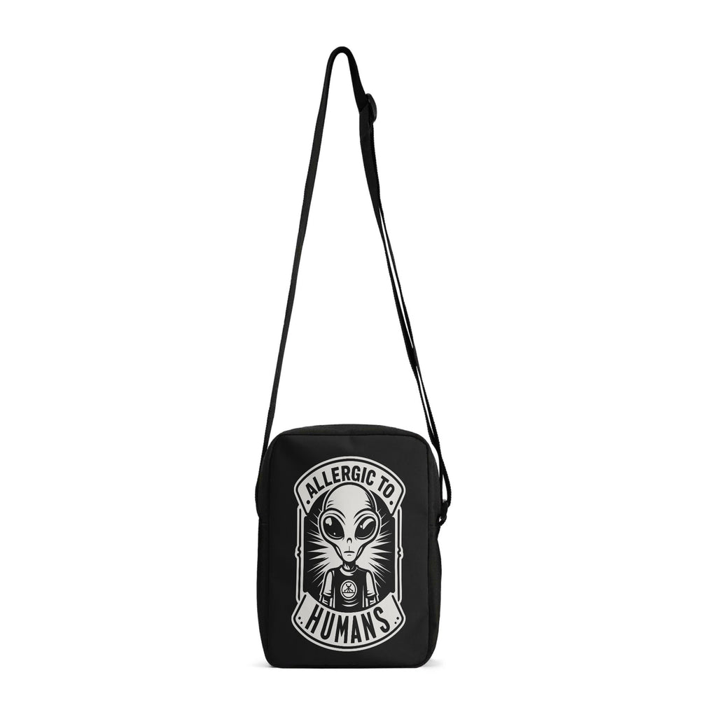 Alien, Allergic To Humans Cross-Body Bag Default Title Cross Body Bag Printed Offshore Sci Fi