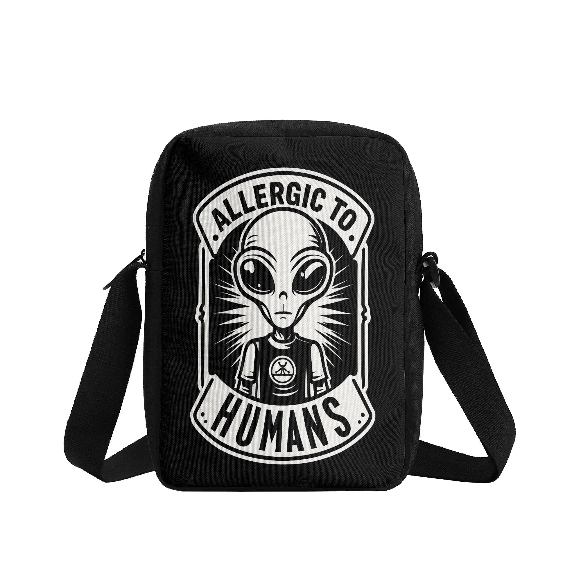 Alien, Allergic To Humans Cross-Body Bag Cross Body Bag Printed Offshore Sci Fi