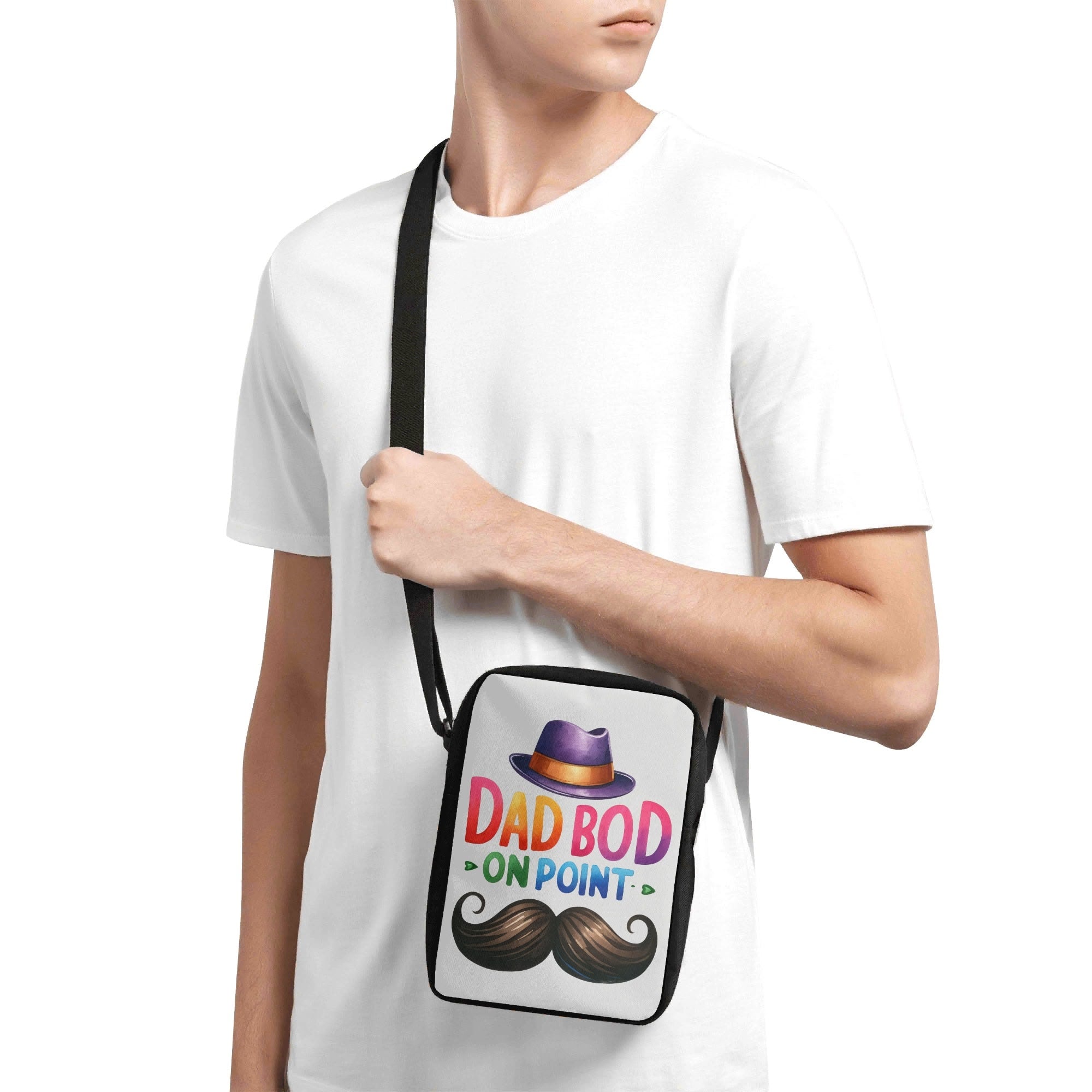 Dad Bod On Point Cross-Body Bag Cross Body Bag Dad Printed Offshore