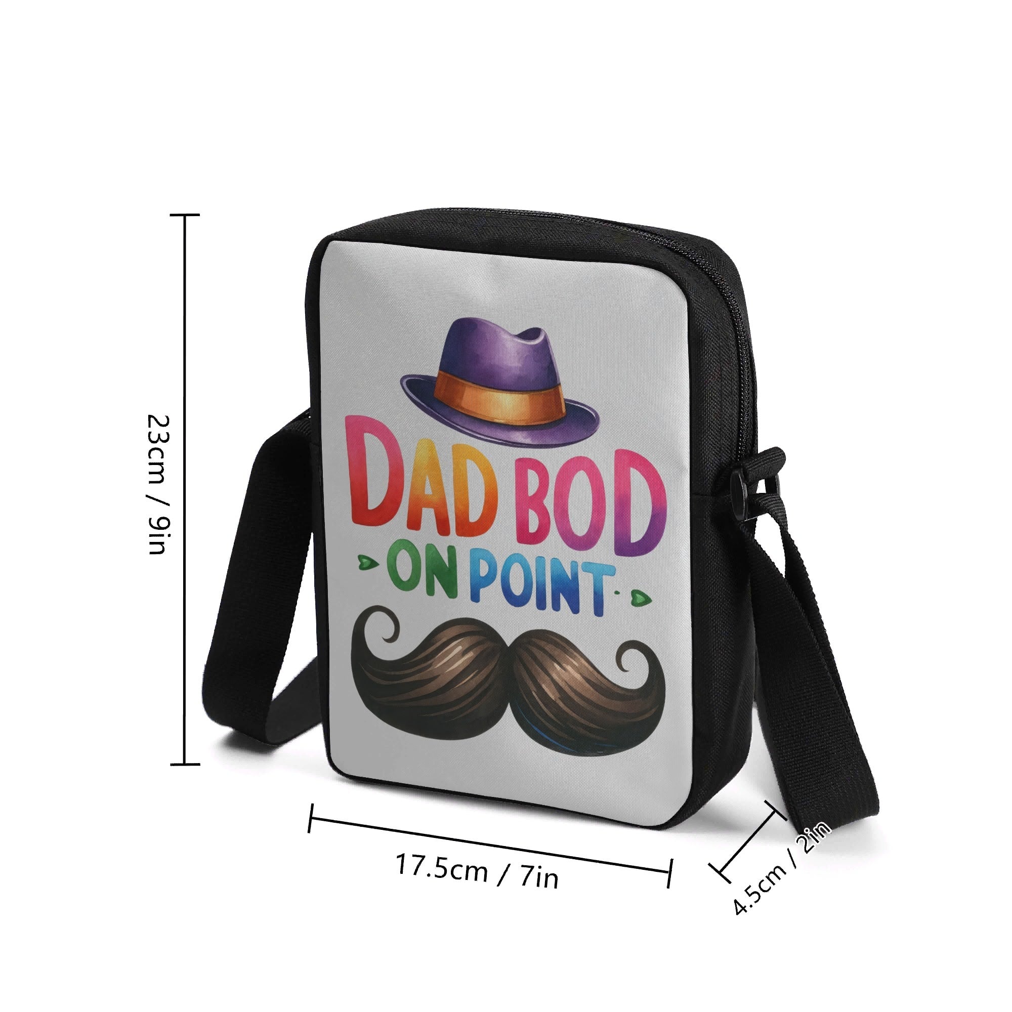 Dad Bod On Point Cross-Body Bag Cross Body Bag Dad Printed Offshore
