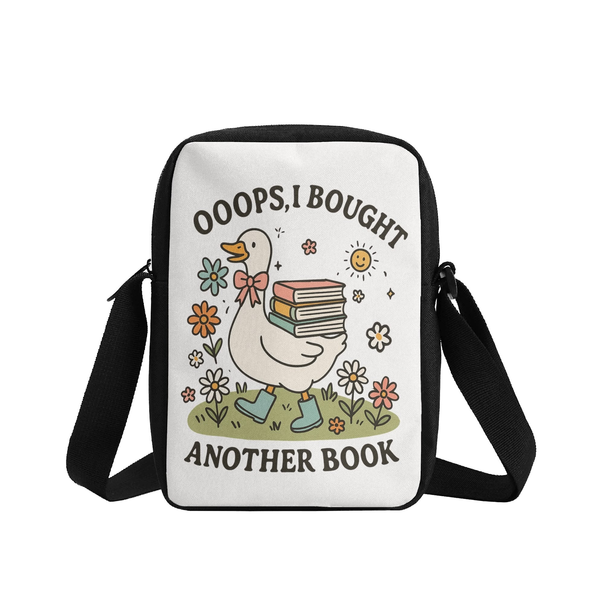 Oops I Bought Another Book Cross-Body Bag Cross Body Bag animal Printed Offshore Reading