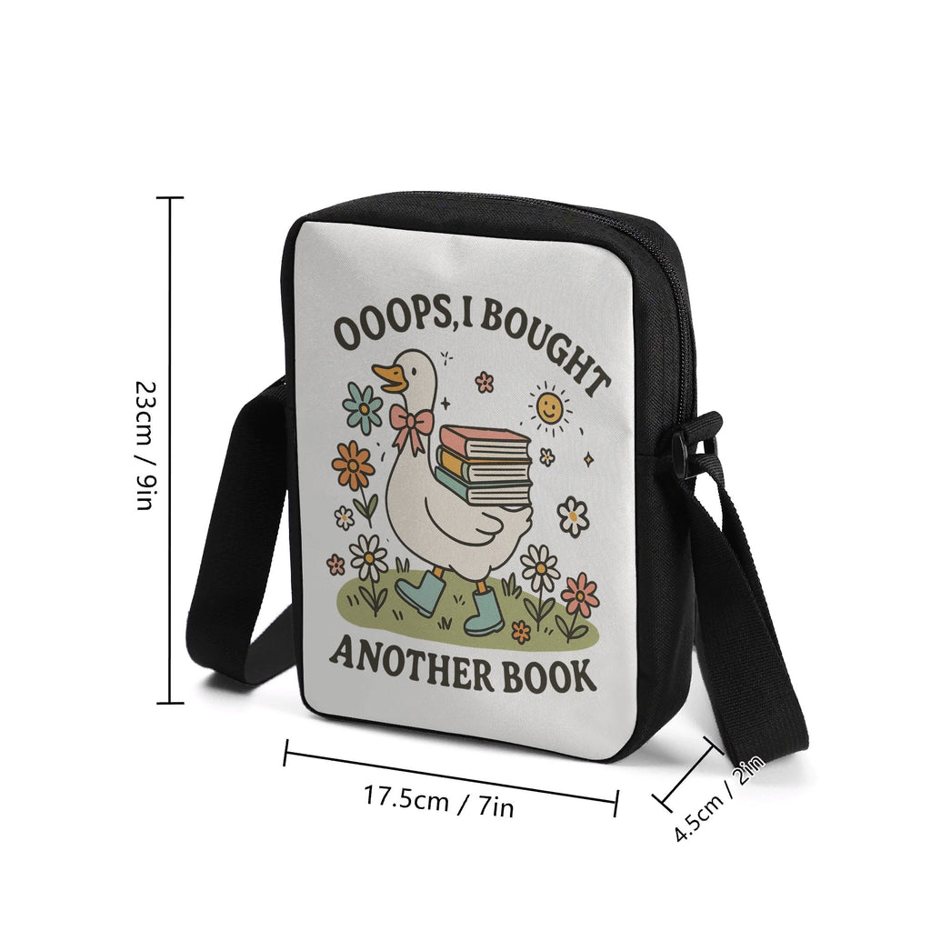 Oops I Bought Another Book Cross-Body Bag Cross Body Bag animal Printed Offshore Reading
