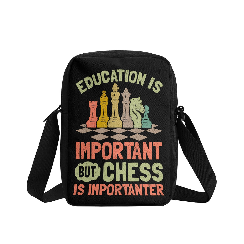 Chess And Education Cross-Body Bag Cross Body Bag Chess Games Printed Offshore