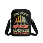 Chess And Education Cross-Body Bag Cross Body Bag Chess Games Printed Offshore