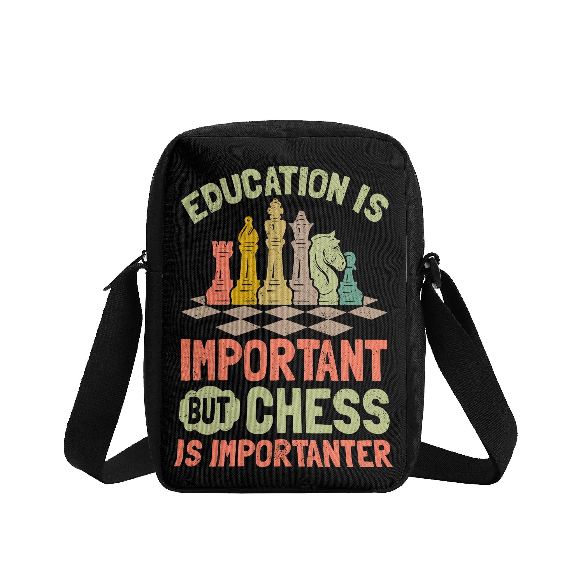 Chess And Education Cross-Body Bag Cross Body Bag Chess Games Printed Offshore