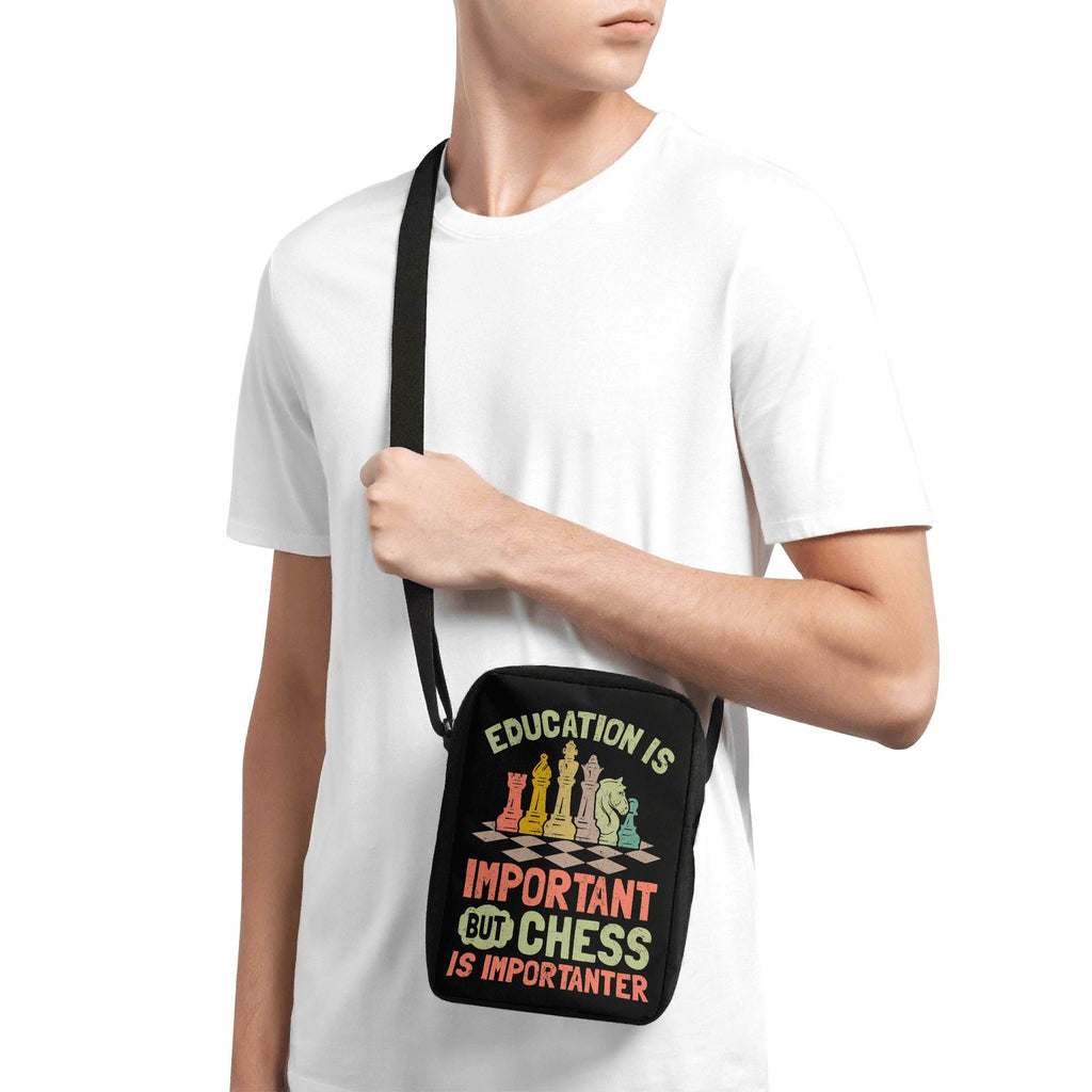 Chess And Education Cross-Body Bag Cross Body Bag Chess Games Printed Offshore