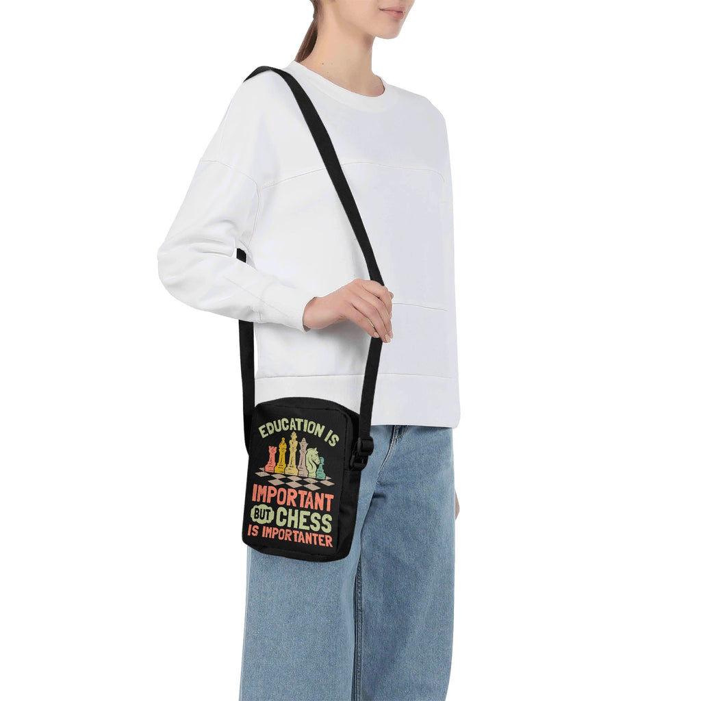 Chess And Education Cross-Body Bag Cross Body Bag Chess Games Printed Offshore