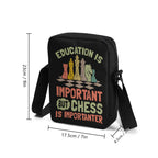 Chess And Education Cross-Body Bag Cross Body Bag Chess Games Printed Offshore
