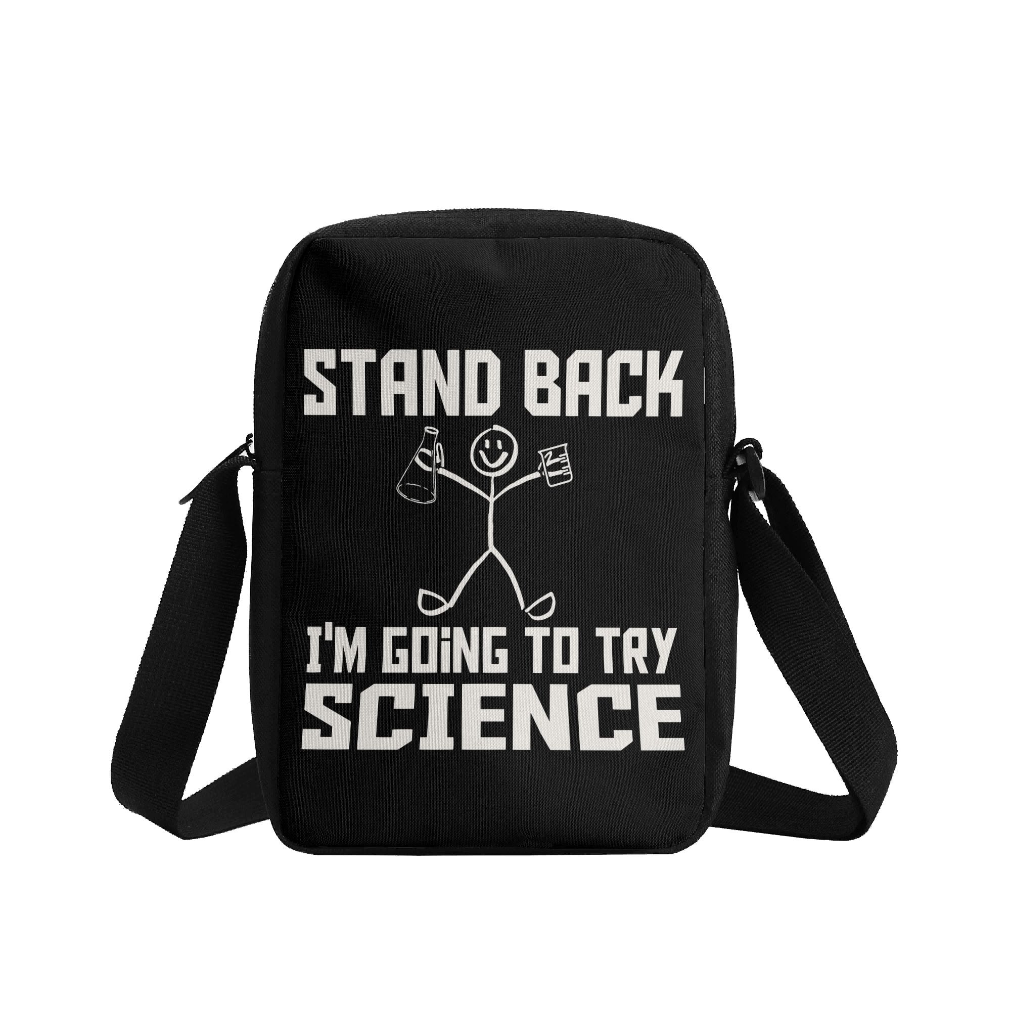 Stand Back Im Going To Try Science Cross-Body Bag Cross Body Bag Printed Offshore Science