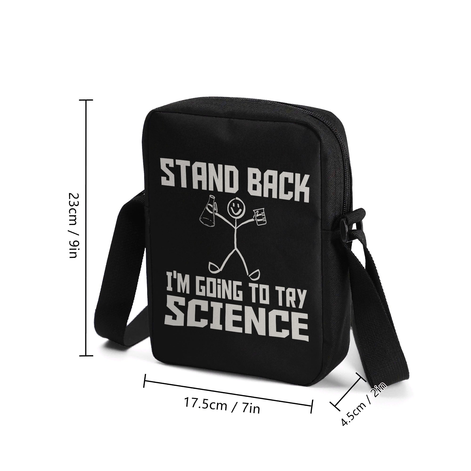 Stand Back Im Going To Try Science Cross-Body Bag Cross Body Bag Printed Offshore Science