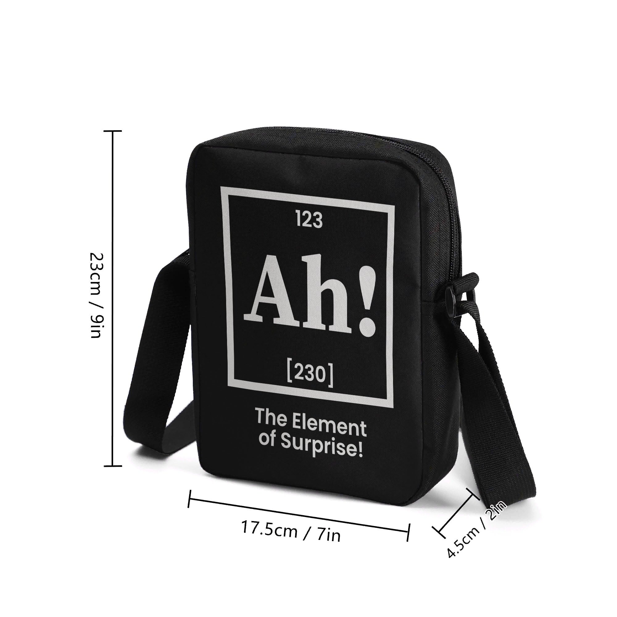 Ah! The Element Of Surprise, Periodic Table Cross-Body Bag Cross Body Bag Printed Offshore Science