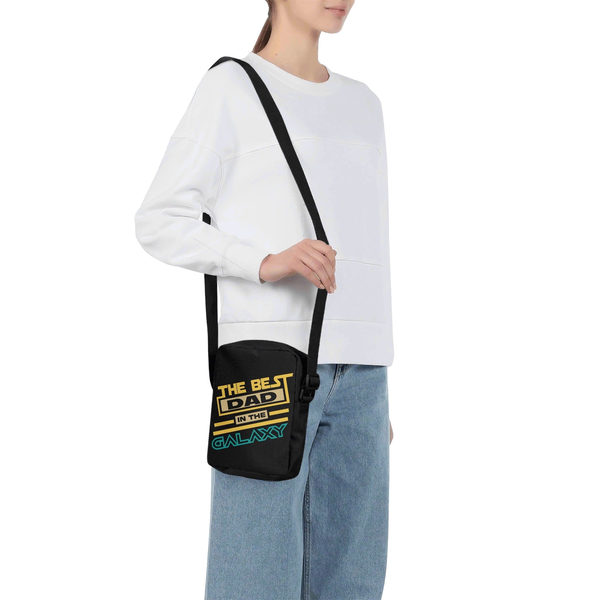The Best Dad In The Galaxy Cross-Body Bag Cross Body Bag Dad Printed Offshore