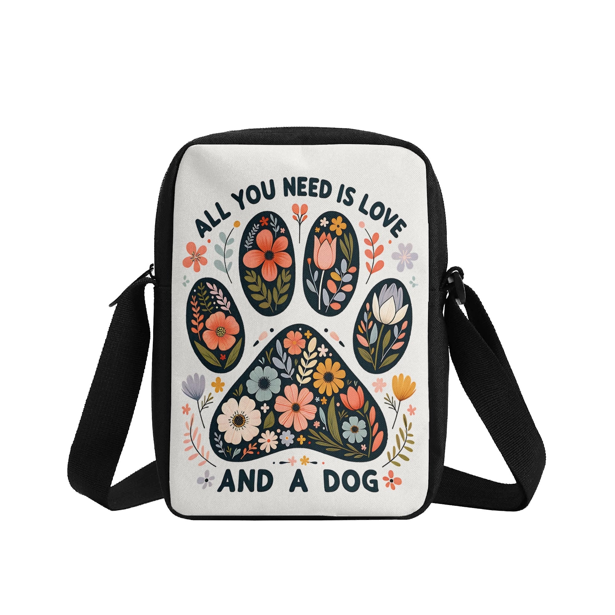 All You Need Is Love And A Dog Cross-Body Bag Cross Body Bag animal Printed Offshore