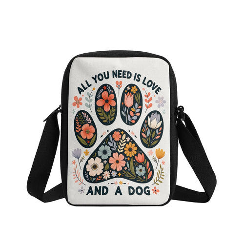 All You Need Is Love And A Dog Cross-Body Bag Cross Body Bag animal Printed Offshore