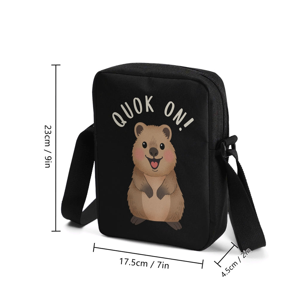 Quokka, Quok On Cross-Body Bag Cross Body Bag animal Printed Offshore
