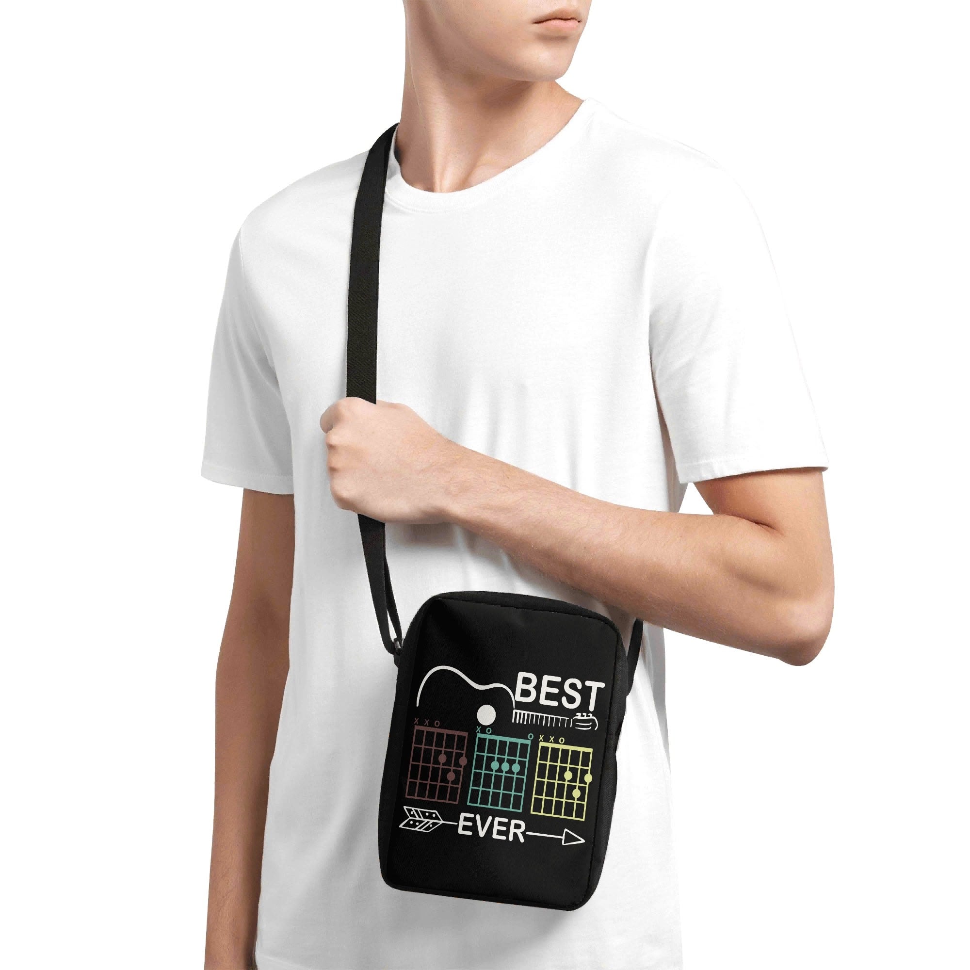 Best Guitar Dad Ever Cross-Body Bag Cross Body Bag Dad Music Printed Offshore