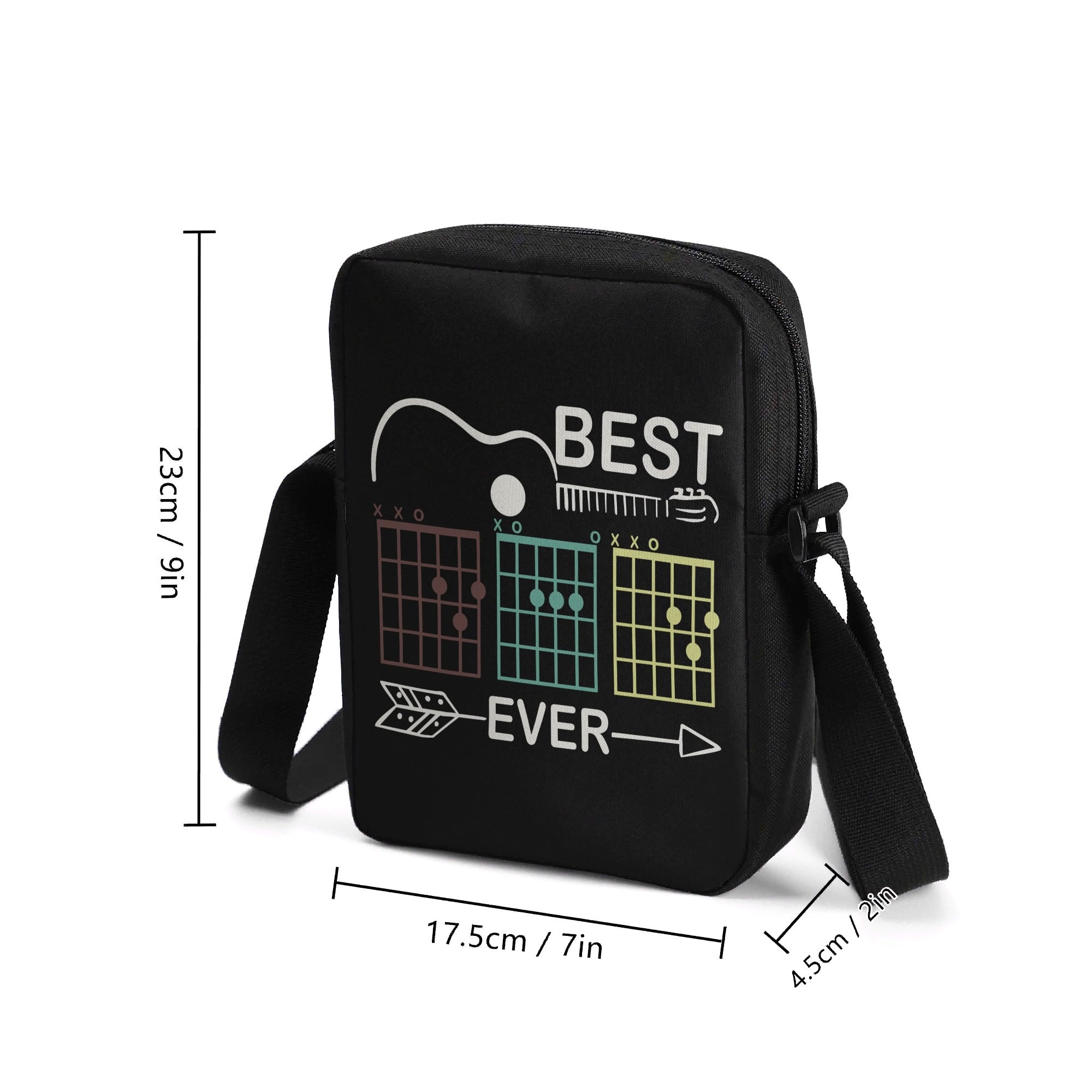 Best Guitar Dad Ever Cross-Body Bag Cross Body Bag Dad Music Printed Offshore
