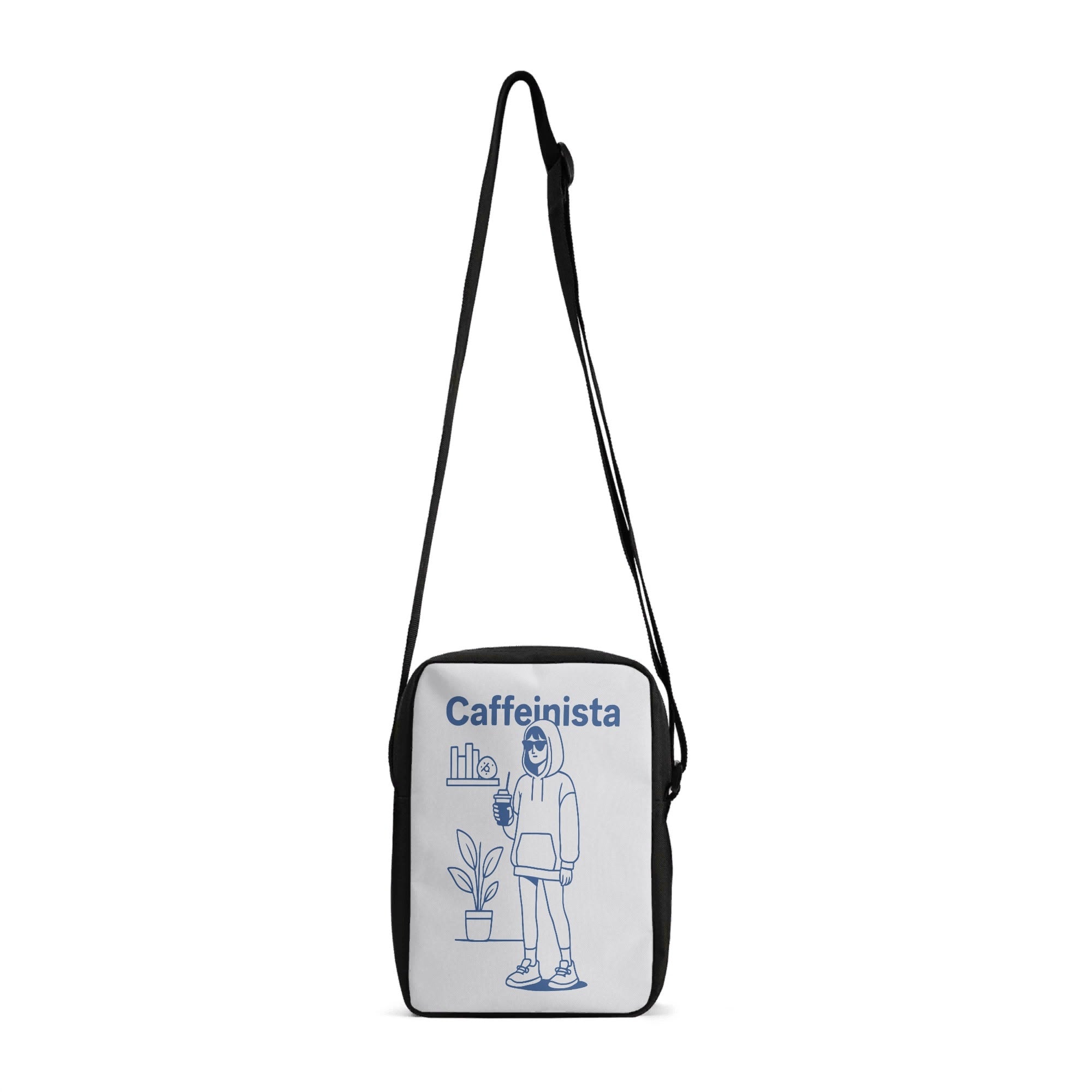 Caffeinista, Coffee Cross-Body Bag Default Title Cross Body Bag Coffee Printed Offshore