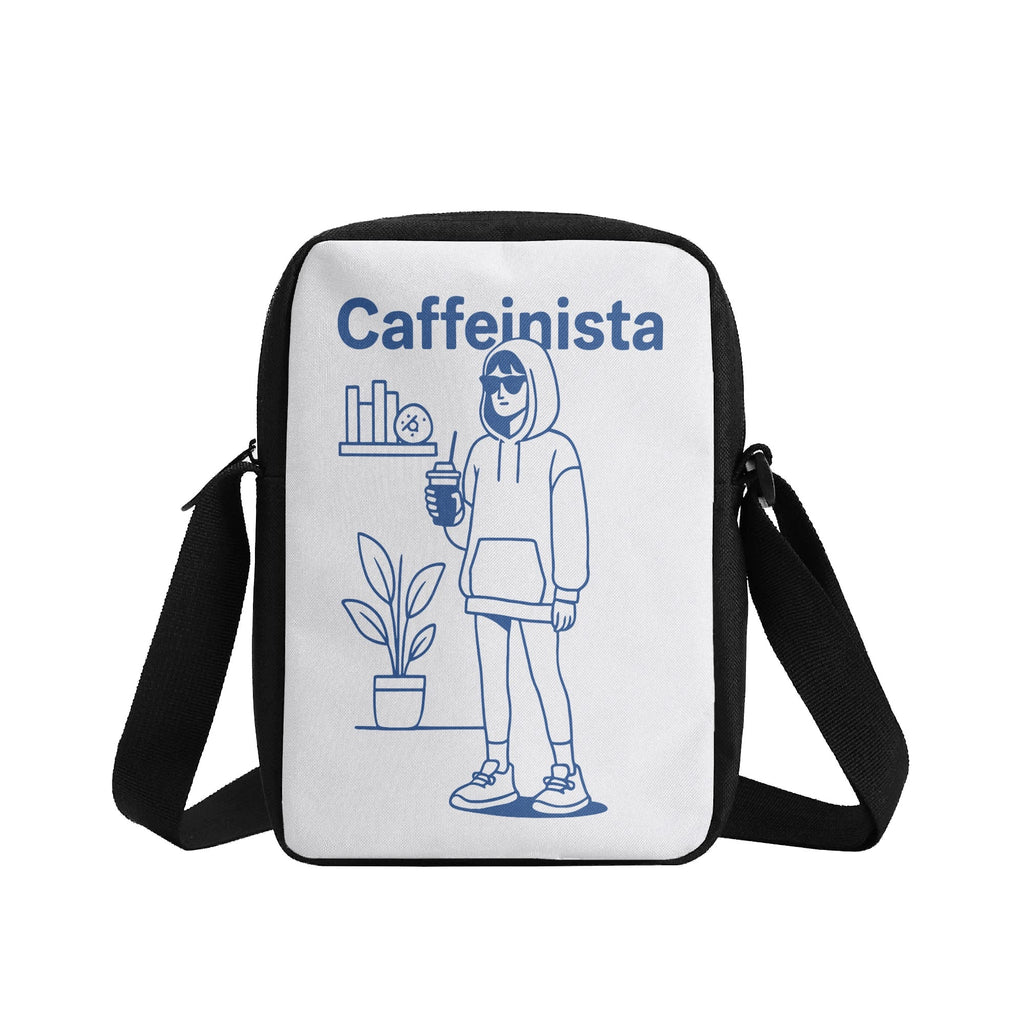 Caffeinista, Coffee Cross-Body Bag Cross Body Bag Coffee Printed Offshore