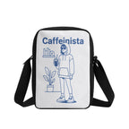 Caffeinista, Coffee Cross-Body Bag Cross Body Bag Coffee Printed Offshore