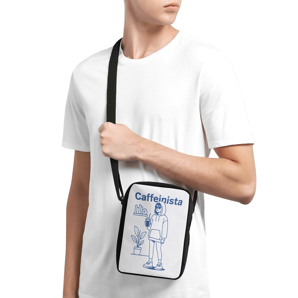 Caffeinista, Coffee Cross-Body Bag Cross Body Bag Coffee Printed Offshore