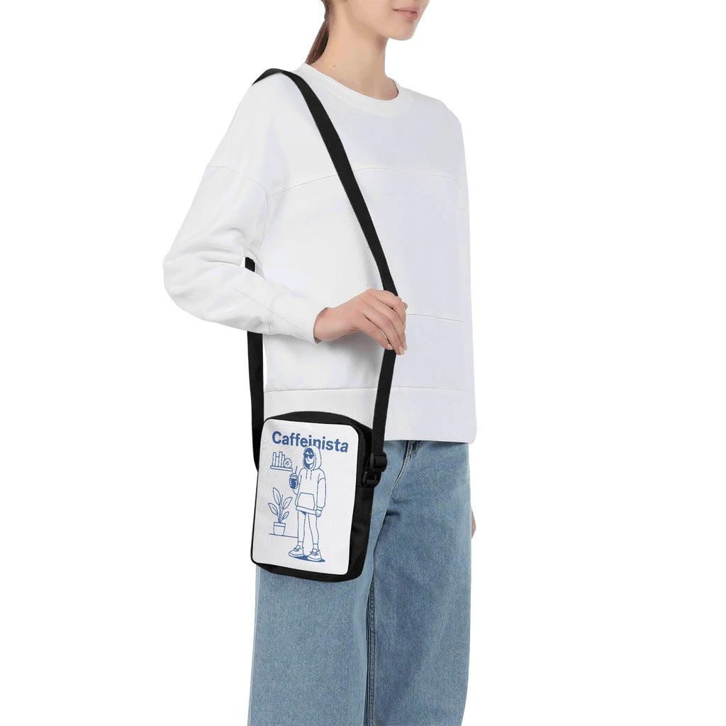 Caffeinista, Coffee Cross-Body Bag Cross Body Bag Coffee Printed Offshore