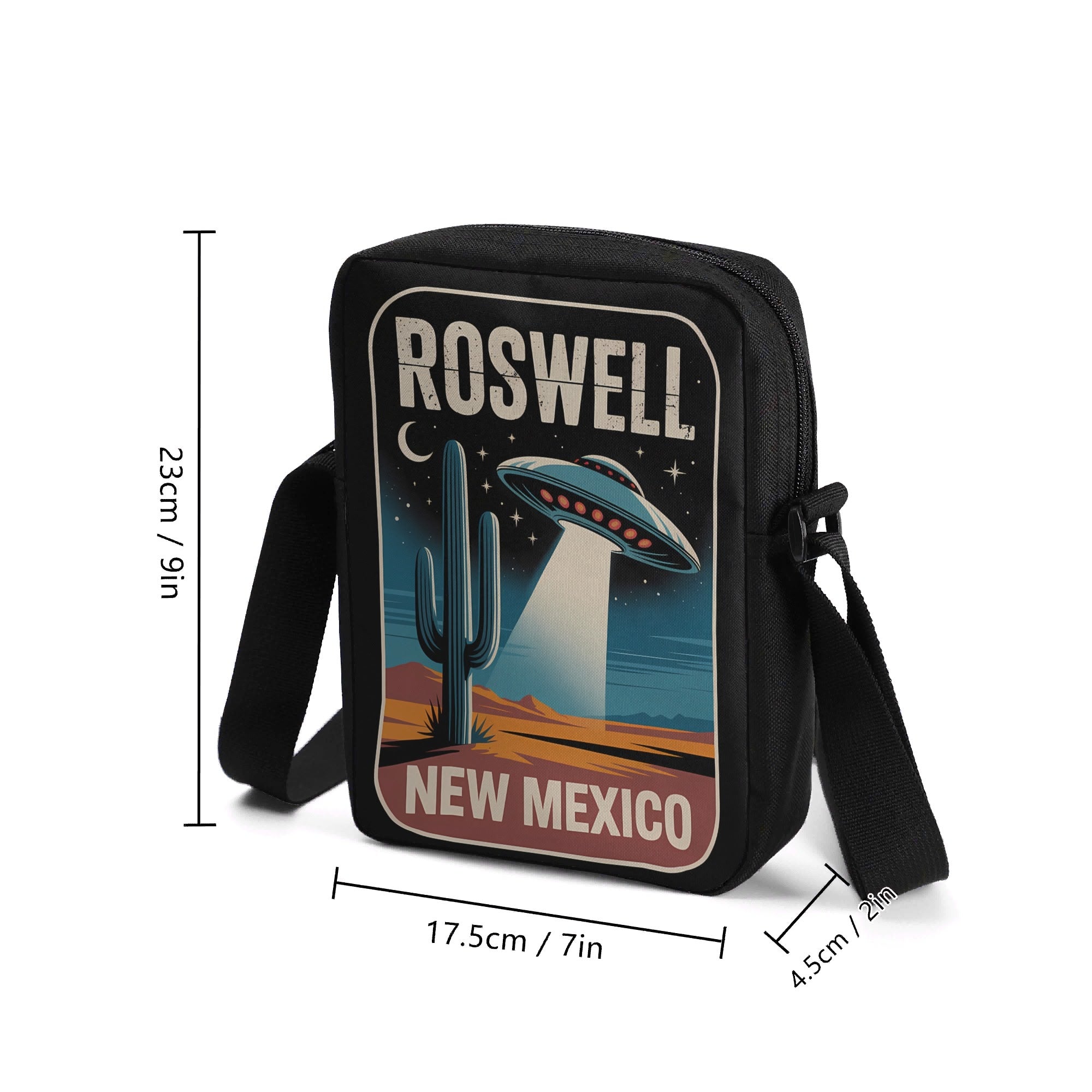 Roswell, Alien UFO Cross-Body Bag Cross Body Bag Printed Offshore Sci Fi